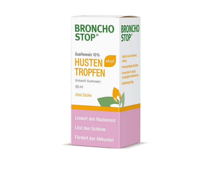 BRONCHOSTOP® Guaifenesine 10% acute Cough Drops