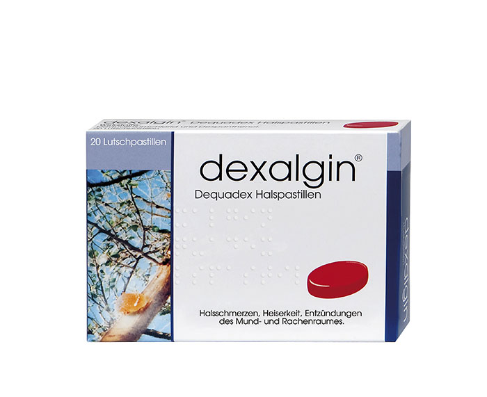 DEXALGIN® Dequadex throat lozenges
