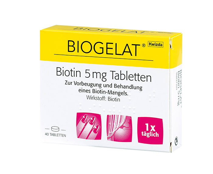 BIOGELAT® Biotin 5 mg Tabletten