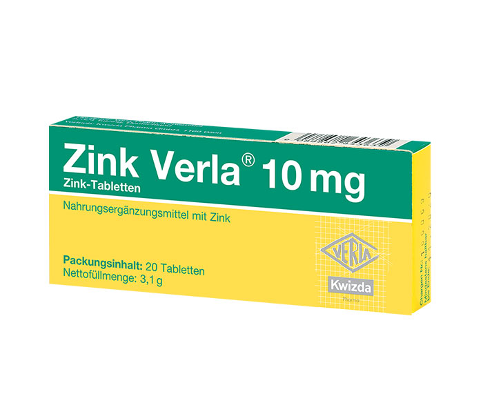 ZINK VERLA® 10 mg